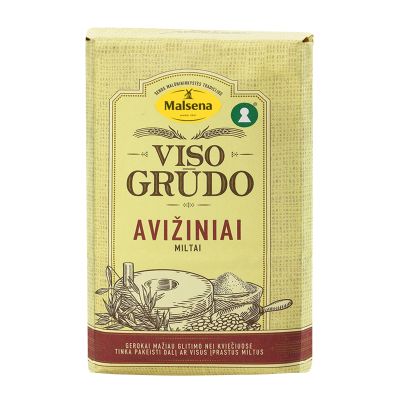 Avižiniai miltai viso grūdo Malsena, 1 kg